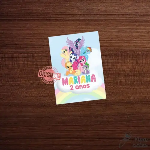 Tag Lembrancinha My Little Pony Arquivo Digital