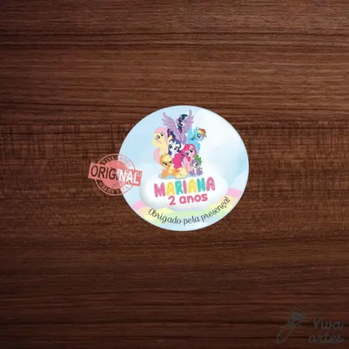 Tag Lembrancinha My Little Pony Arquivo Digital