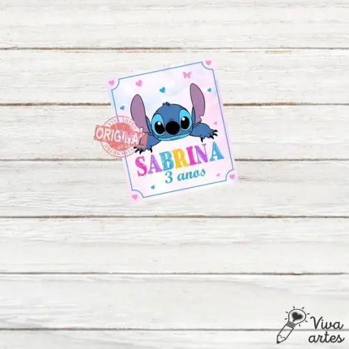 Tag Lembrancinhas Digital Lilo e Stitch