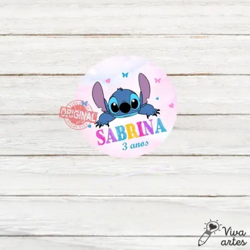 Tag Lembrancinhas Digital Lilo e Stitch