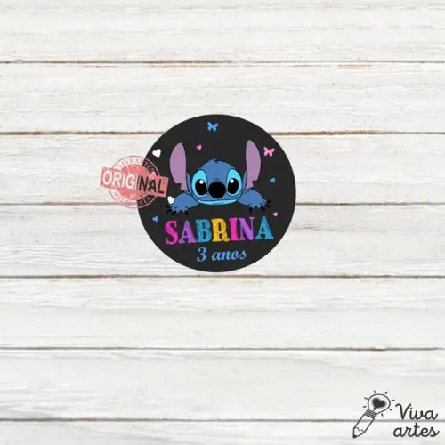 Tag Lembrancinhas Digital Lilo e Stitch