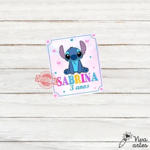 Tag Lembrancinhas Digital Lilo e Stitch