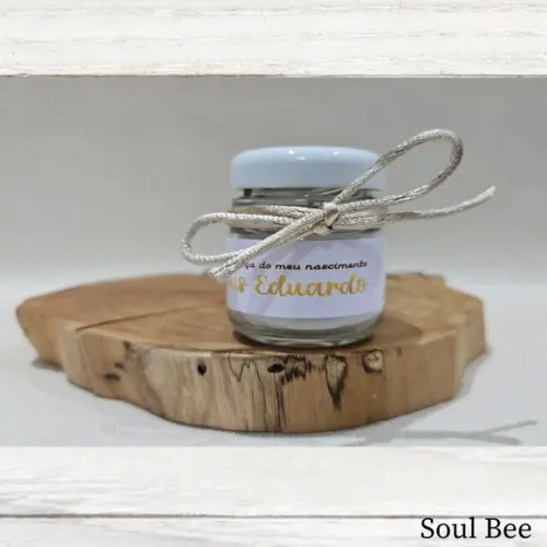 Kit de Mini Lembrancinha Maternidade Vela Perfumada