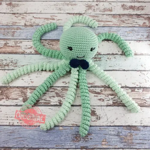 Polvo Colorido Amigurumi