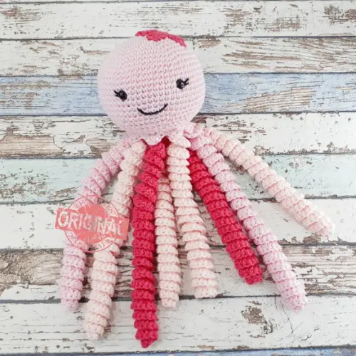 Polvo Colorido Amigurumi
