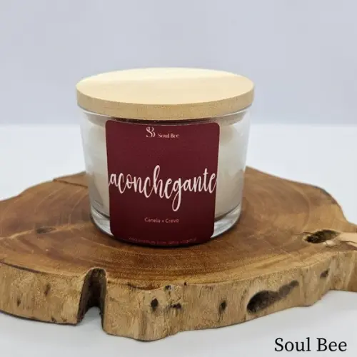 Vela Aromática Aconchegante / Canela + Cravo 150g