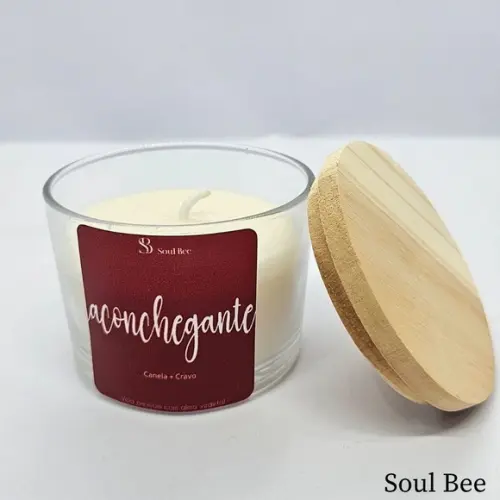 Vela Aromática Aconchegante / Canela + Cravo 150g