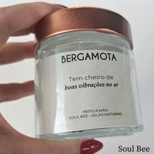 Vela Aromática Bergamota - Boas Vibrações