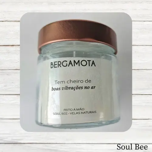 Vela Aromática Bergamota - Boas Vibrações