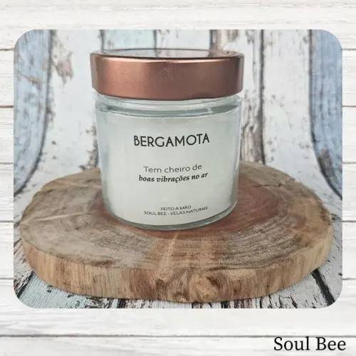 Vela Aromática Bergamota - Boas Vibrações