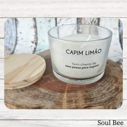 Vela Aromática Capim Limão