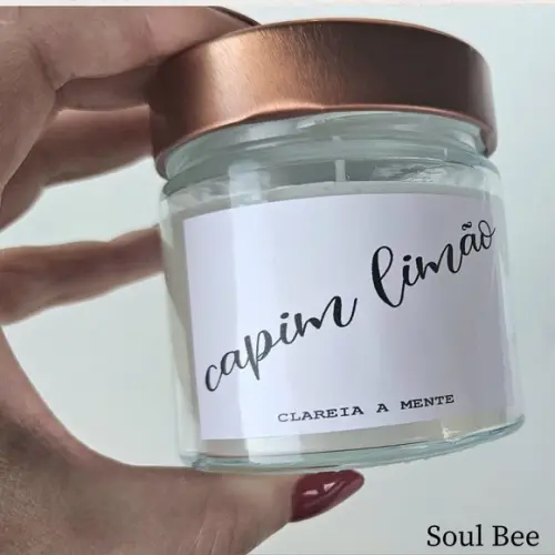 Vela Aromática Capim Limão - Equilíbrio