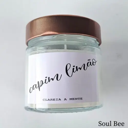 Vela Aromática Capim Limão - Equilíbrio