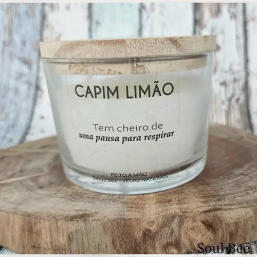 Vela Aromática Capim Limão