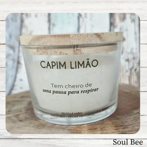 Vela Aromática Capim Limão