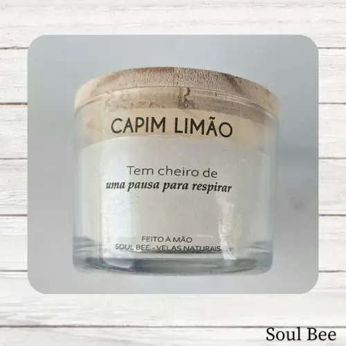 Vela Aromática Capim Limão