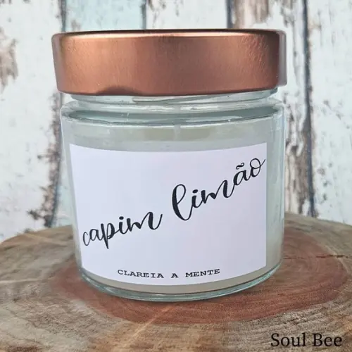 Vela Aromática Capim Limão - Equilíbrio