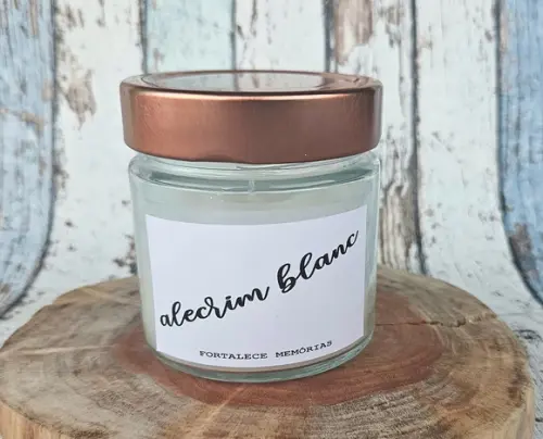Vela Aromática Carinho Alecrim Blanc - Coleção Good Vibes