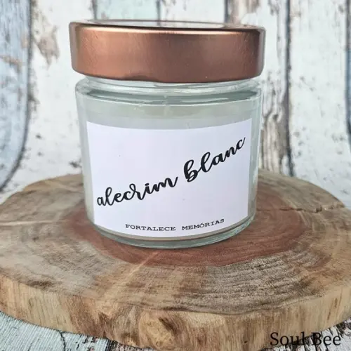Vela Aromática Carinho Alecrim Blanc