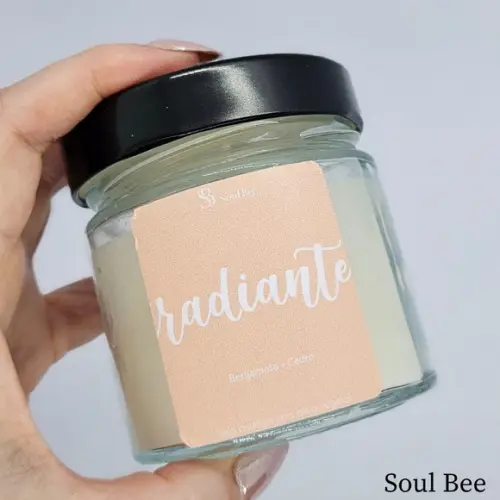 Vela Aromática Colors Vibes Radiante Bergamota e Cedro