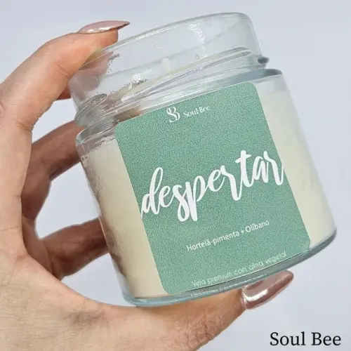 Vela Aromática Colors Vibes Equilíbrio Lavanda + Ylang-ylan