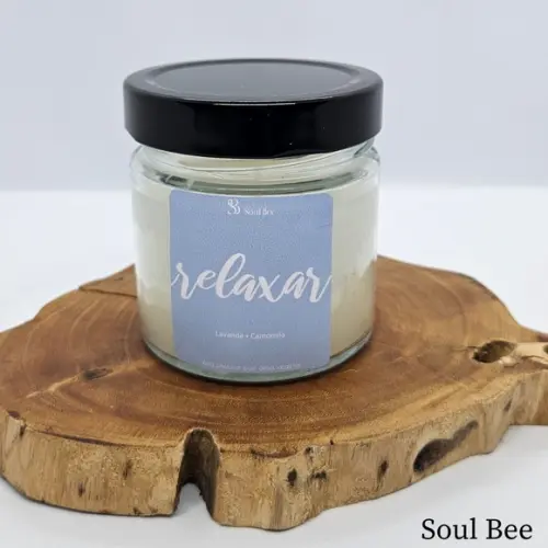 Vela Aromática Colors Vibes Relaxar Lavanda e Camomila