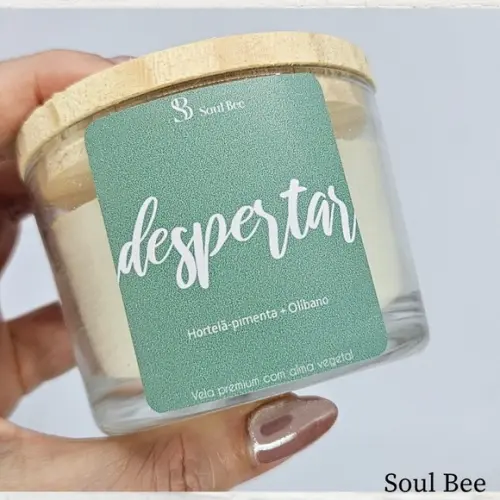 Vela Aromática Despertar / Hortelã-pimenta + Olíbano 150g