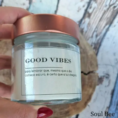 Vela Aromática Good Vibes - Bem Estar