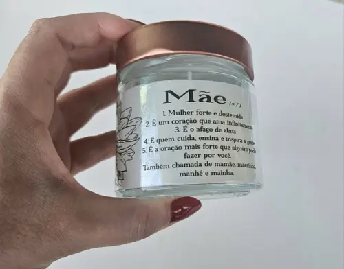 Vela Aromática Perfumada Dias das Mães