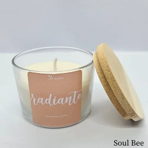 Vela Aromática Radiante / Bergamota e Cedro 150g