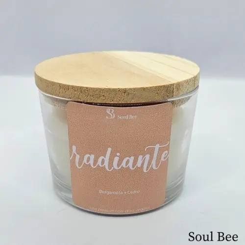 Vela Aromática Radiante / Bergamota e Cedro 150g