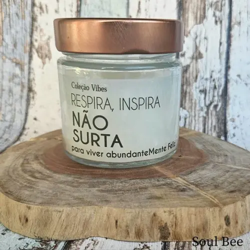 Vela Aromática Respira, Inspira Não Surta