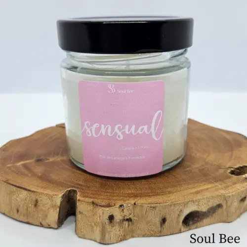 Vela Aromática Sensual Flor de Laranjeira + Patchouli