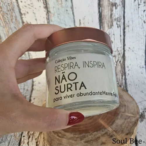 Vela Aromática Respira, Inspira Não Surta