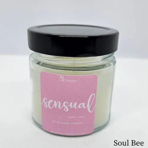 Vela Aromática Sensual Flor de Laranjeira + Patchouli