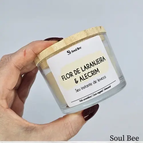 Vela Coleção Aura - Flor de Laranjeira com Alecrim - 150g