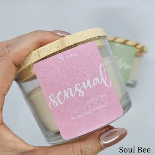 Vela Aromática Sensual/ Flor de Laranjeira + Patchouli 150g