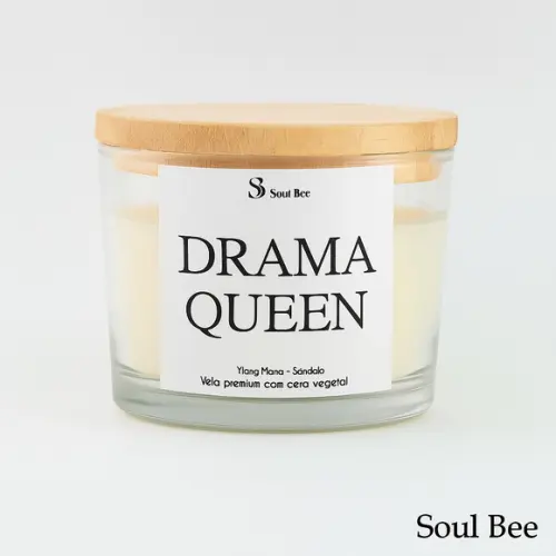 Vela Coleção Drama Queen / Ylang Ylang + Sândalo 150gr