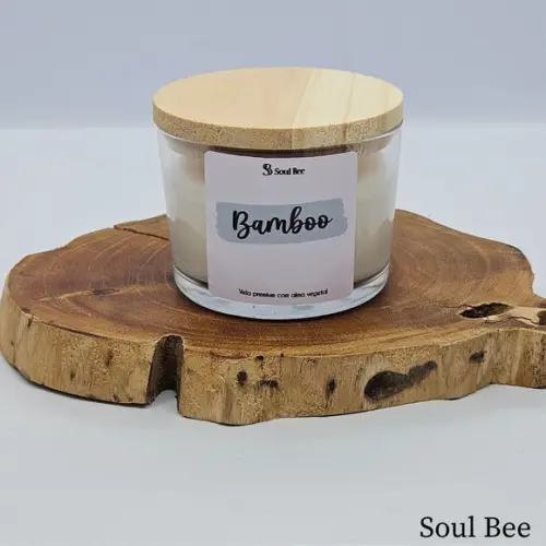 Vela Coleção Aura Perfumada Bamboo