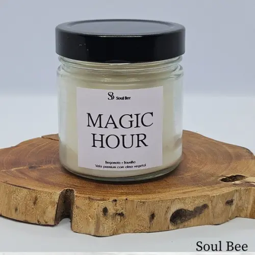 Vela Coleção Mood - Magic Hour - Bergamota + Baunilha