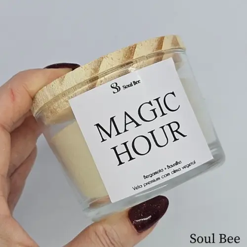 Vela Coleção Mood - Magic Hour - Bergamota + Baunilha