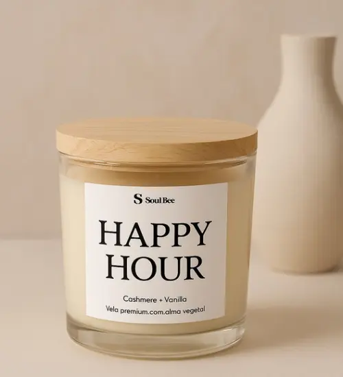 Vela Coleção Mood Hours /happy Hour Cashmere + Vanilla 150gr