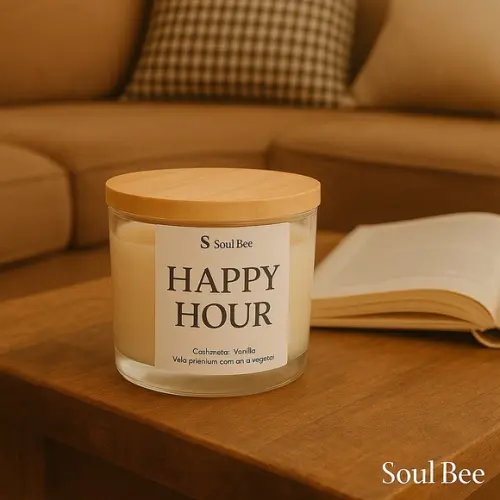 Vela Coleção Mood Hours /happy Hour Cashmere + Vanilla 150gr