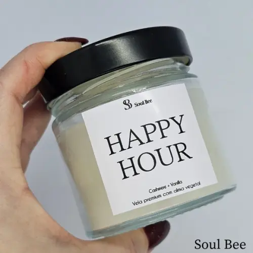 Vela Coleção Mood Hours /happy Hour Cashmere + Vanilla 250gr