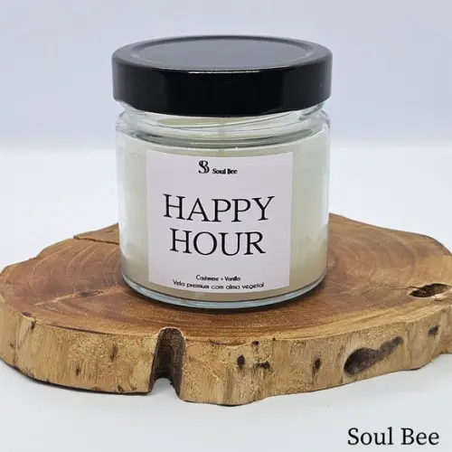 Vela Coleção Mood Hours /happy Hour Cashmere + Vanilla 250gr