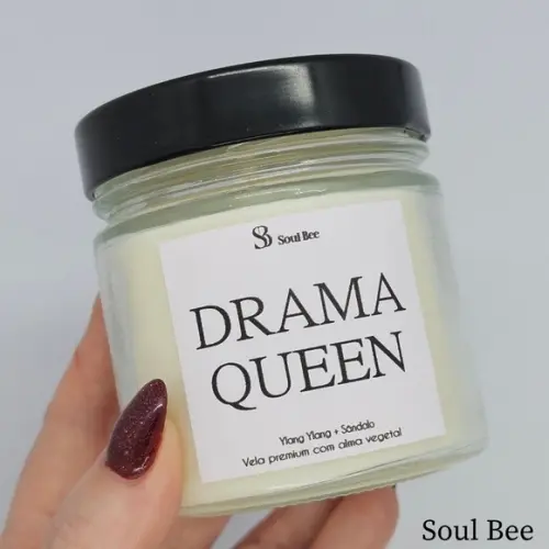 Vela Coleção Mood Hours Drama Queen / Ylang Ylang + Sândalo