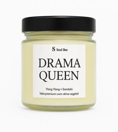 Vela Coleção Mood Hours Drama Queen / Ylang Ylang + Sândalo