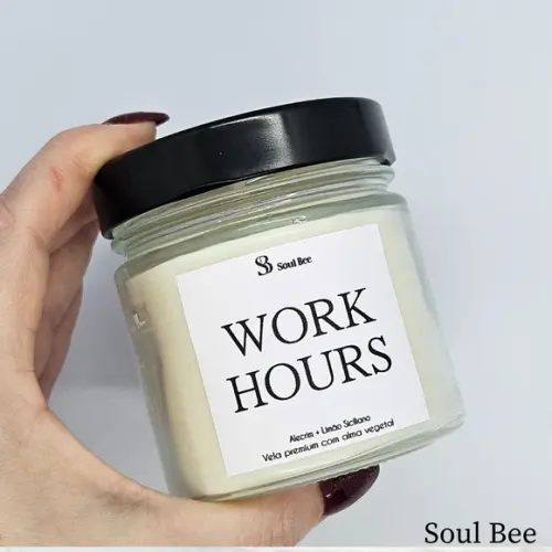 Vela Mood Hours Work Hours / Alecrim + Limão Siciliano