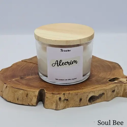 Vela Perfumada Coleção Aura - Alecrim - 150g