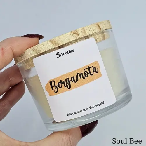 Vela Perfumada Coleção Aura - Bergamota - 150g